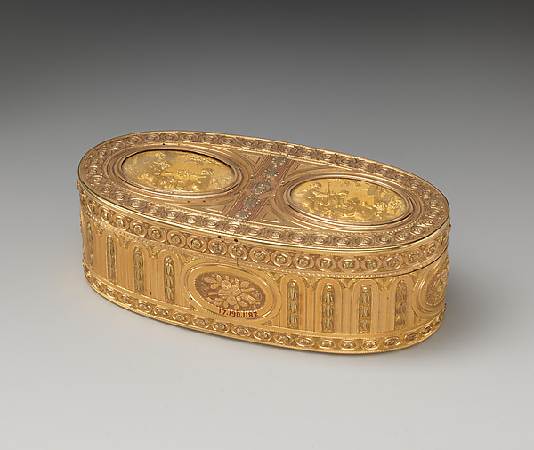 Double snuffbox, 1771–72