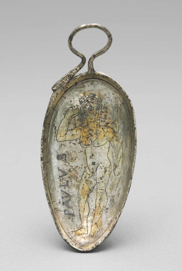Spoon with Saint Paul as an Athlete, 350–400 (Cleveland Museum of Art 1964.39)