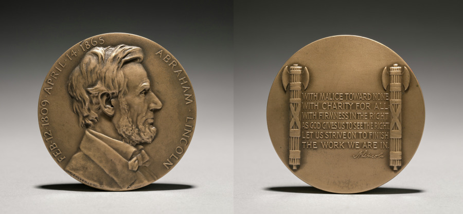 Abraham Lincoln Medal (Cleveland Museum of Art 1934.213)