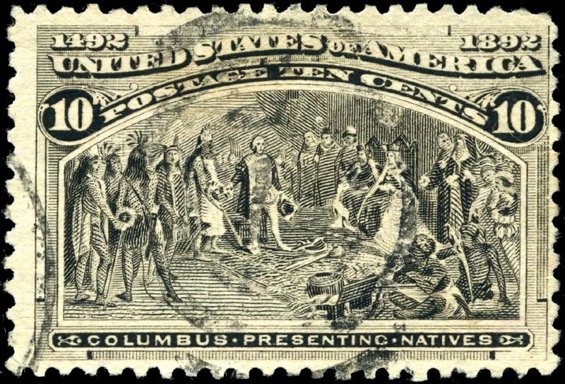 United States 10c stamp of 1893 Columbian issue