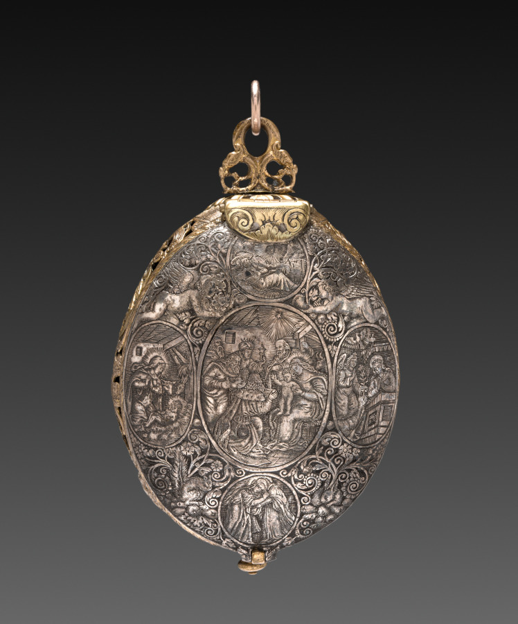 Engraved Egg Watch, 1590–1600 (Cleveland Museum of Art 1929.994)