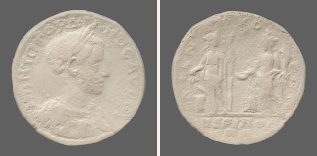 Perinthos, Gordian III., Medallion — Demeter and Homonoia (CN type 3302)