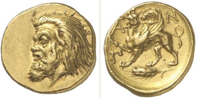 Pantikapaion, stater — Griffin standing left (CN type 20974)