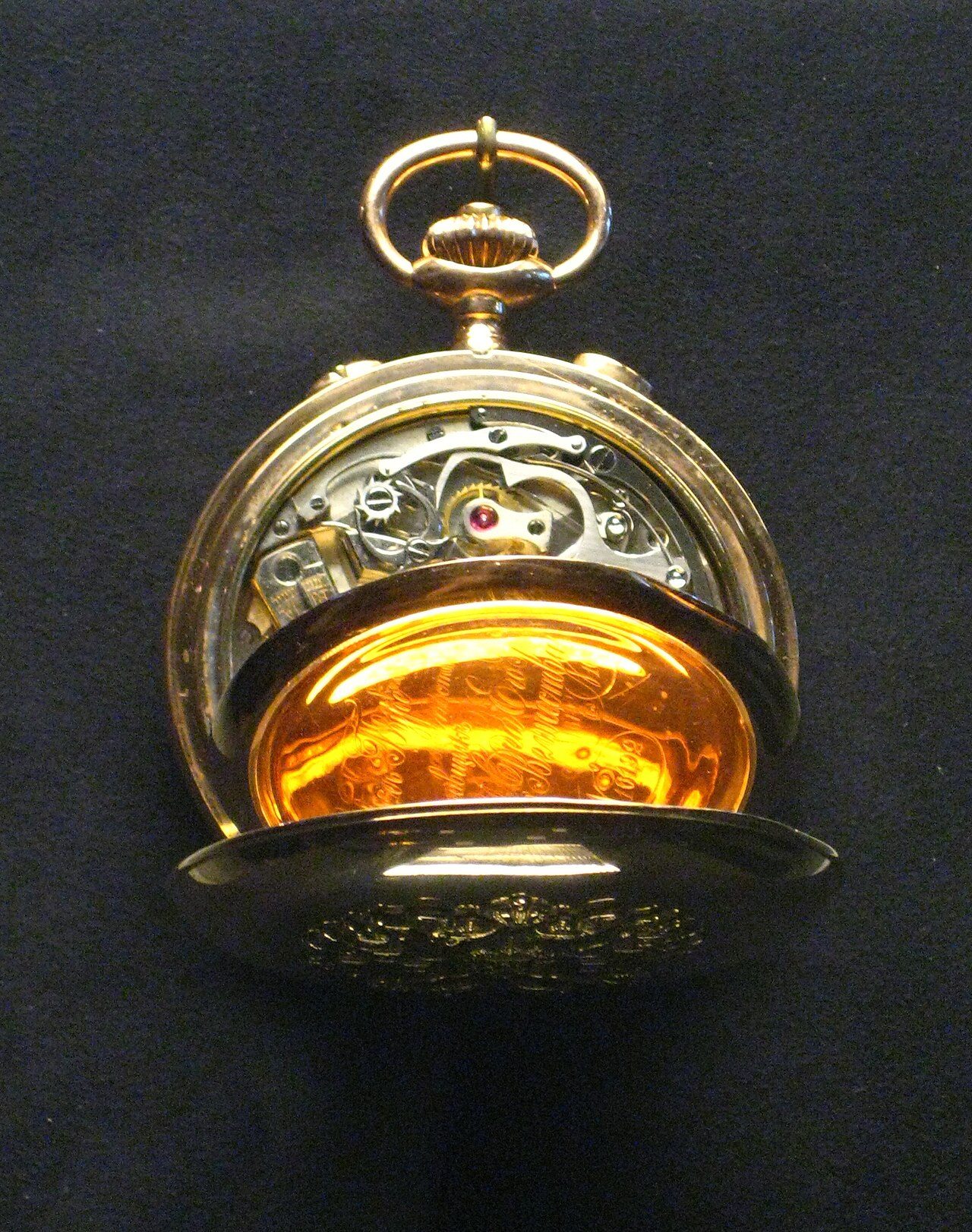 Paul Buhre split-seconds pocket chronograph, circa 1905