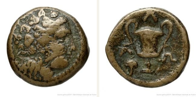 Alopekonnesos, large denomination (bronze) — Cantharus (CN type 1993)