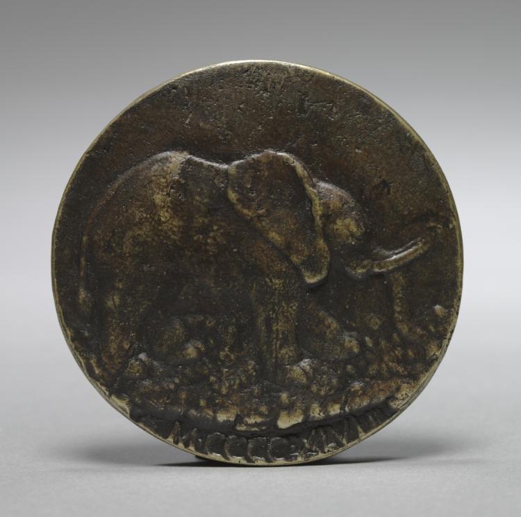 Medal of Isotta degli Atti da Rimini (reverse), 15th century (Cleveland Museum of Art 1986.66.b)