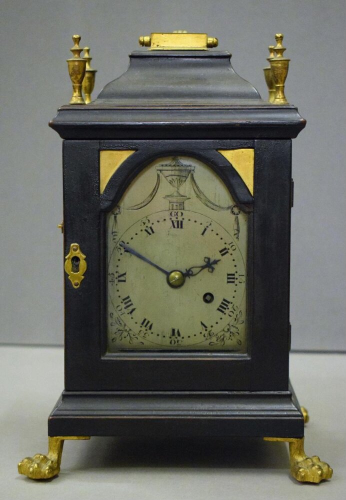 Bracket clock, Alfred Thomas West, London, 1760-1765