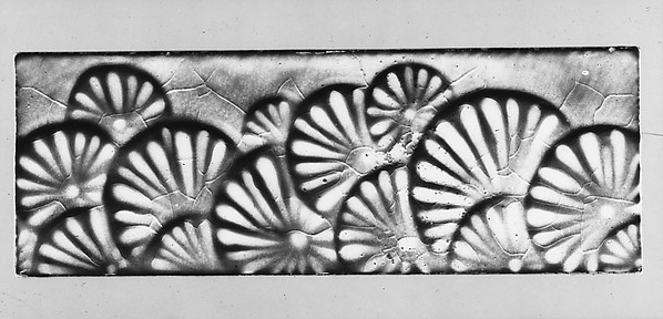 Border Tile, J. and J. G. Low Art Tile Works, ca. 1885