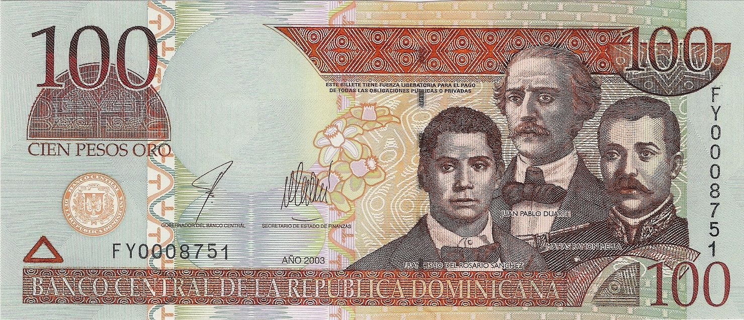 Obverse of 100 Pesos (2002–2004), Pick 171b