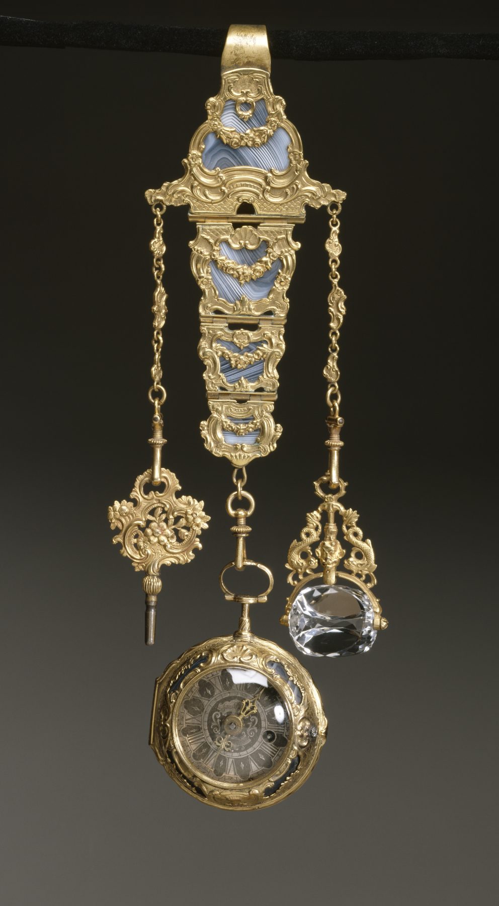 Chatelaine watch pocket watch