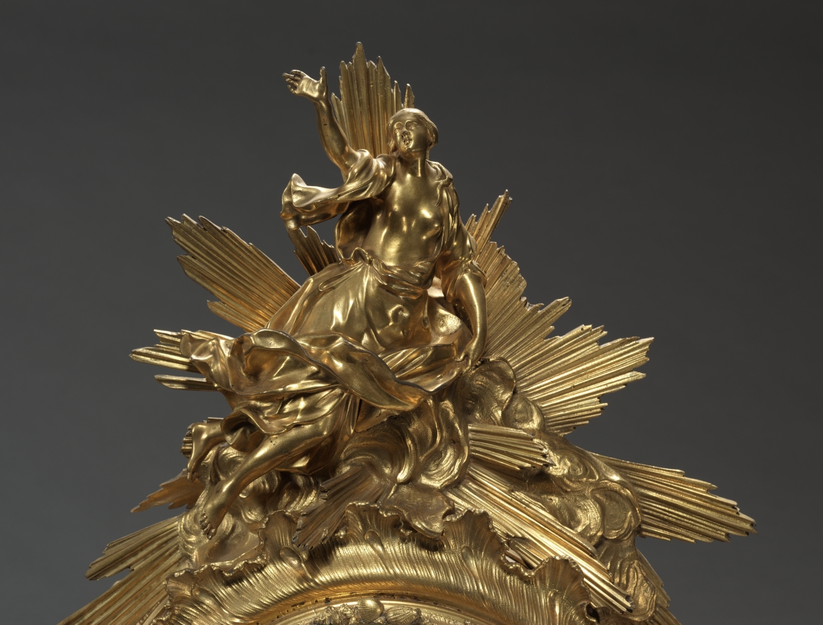 Additional museum view 3 of Clock (accession 1951.550).