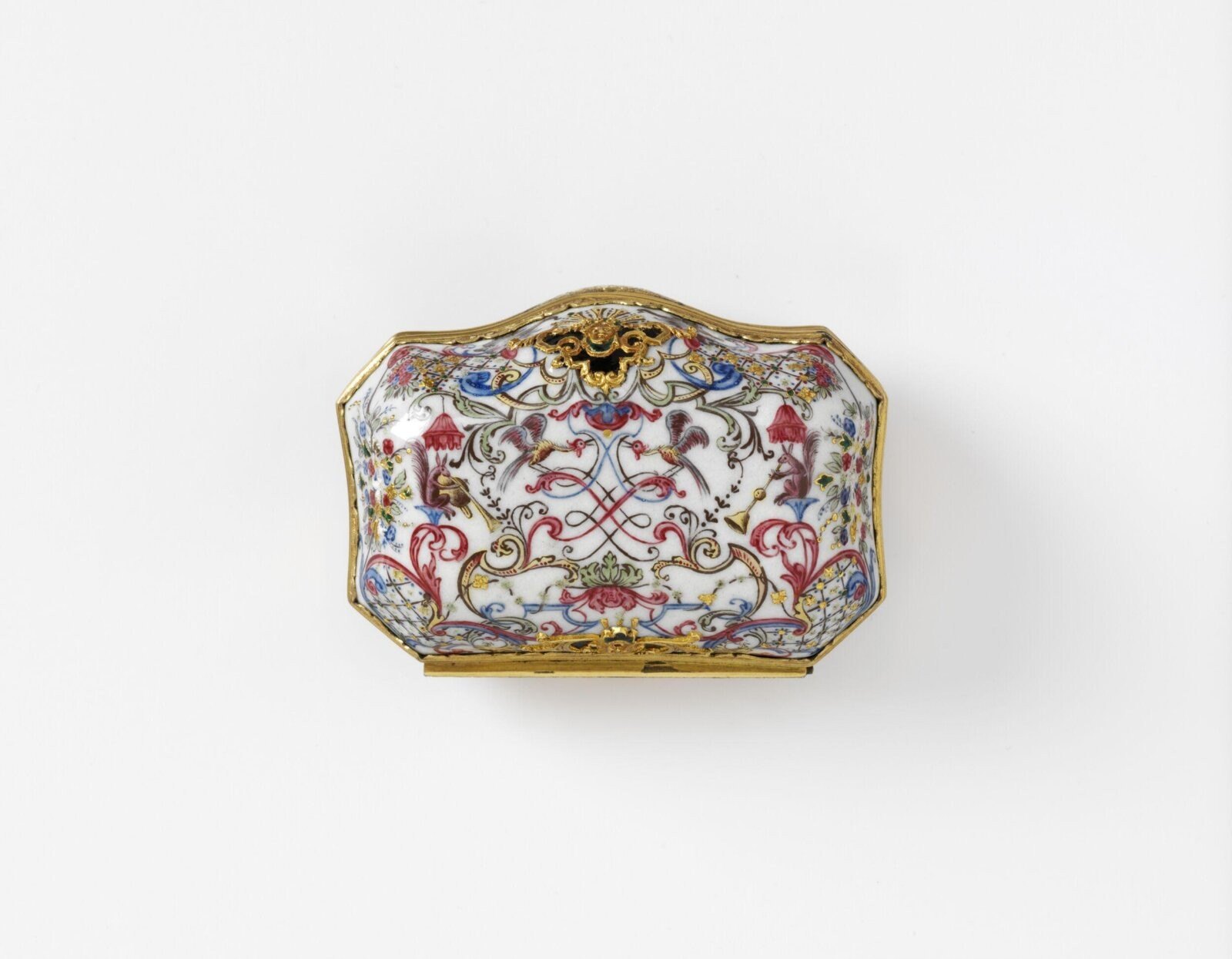 Snuff box, enamelled copper, Berlin, 1730 — museum object M.109-1917