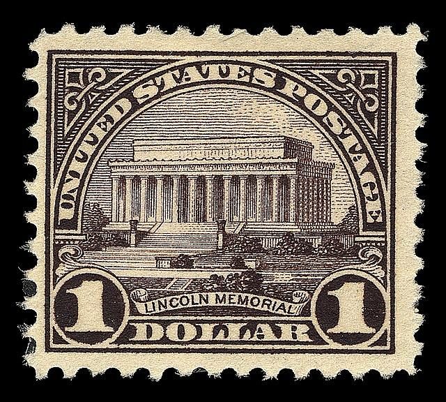 $1 Lincoln Memorial single