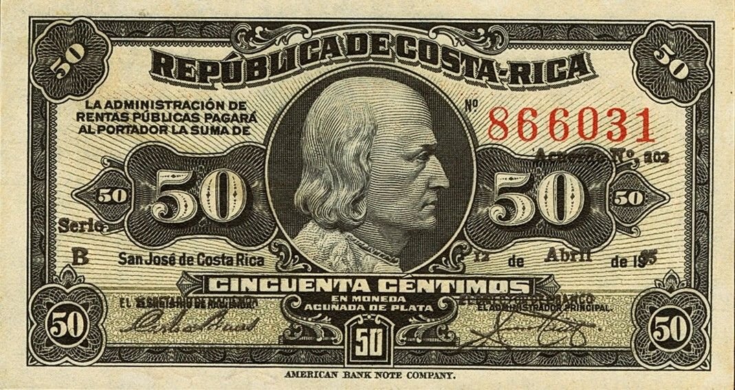 Obverse of 50 Centimos (50 céntimos) (1935), Pick 165