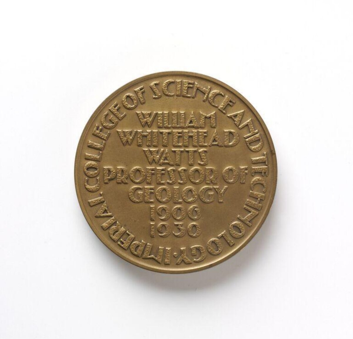 William Watts prize medal