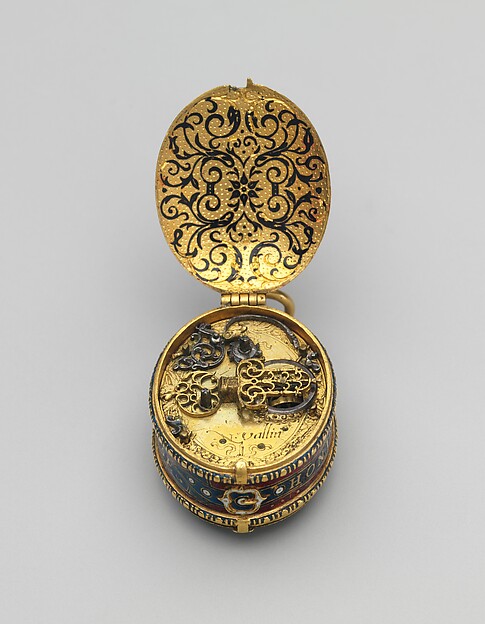 Additional museum view 5 of Watch in the form of a Lesser George (accession 17.190.1475).