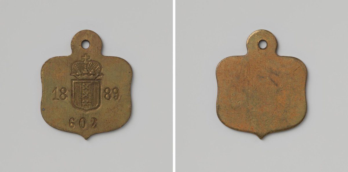 City of Amsterdam, lead token with no. 602
