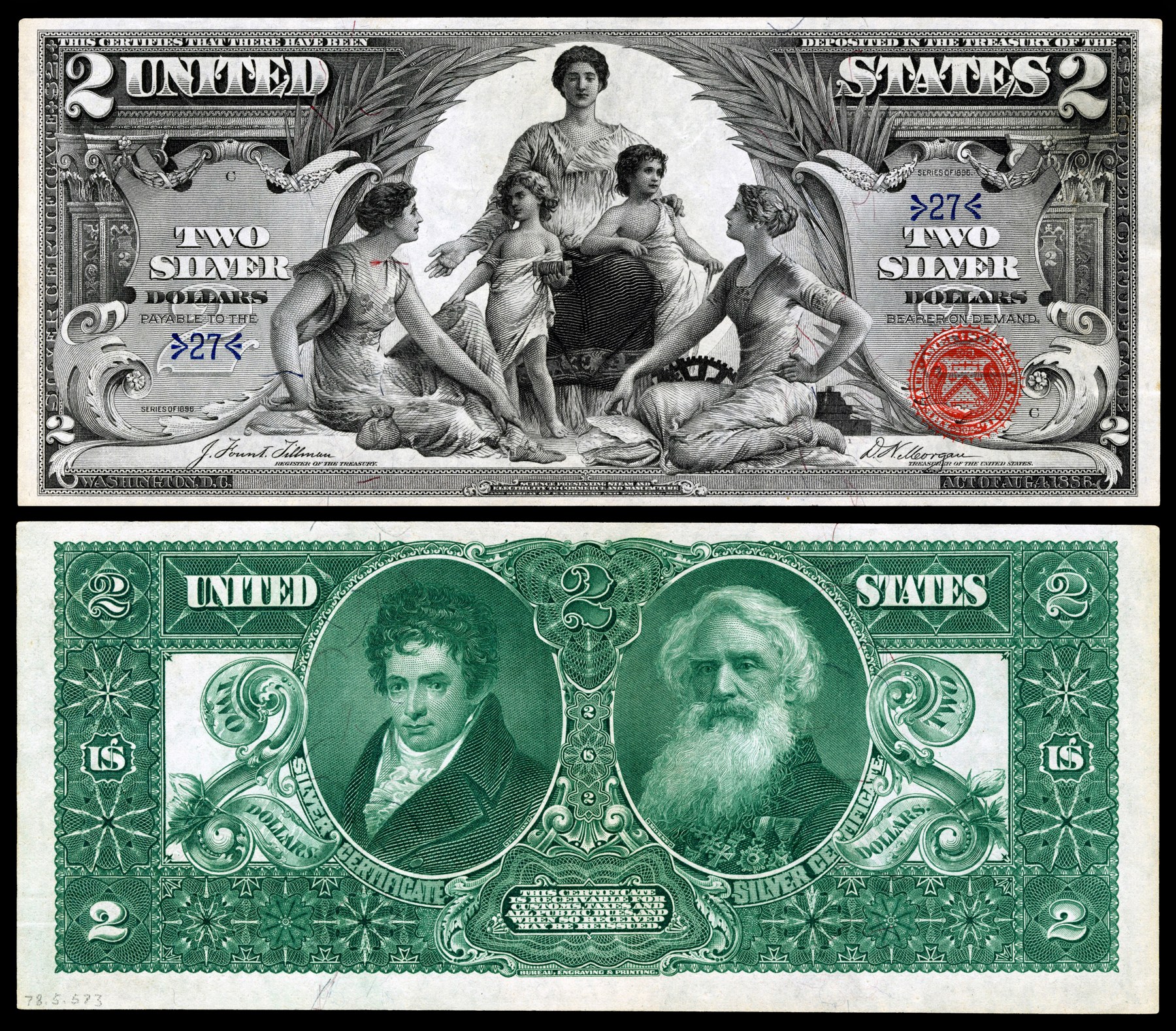 Educational Series silver certificate