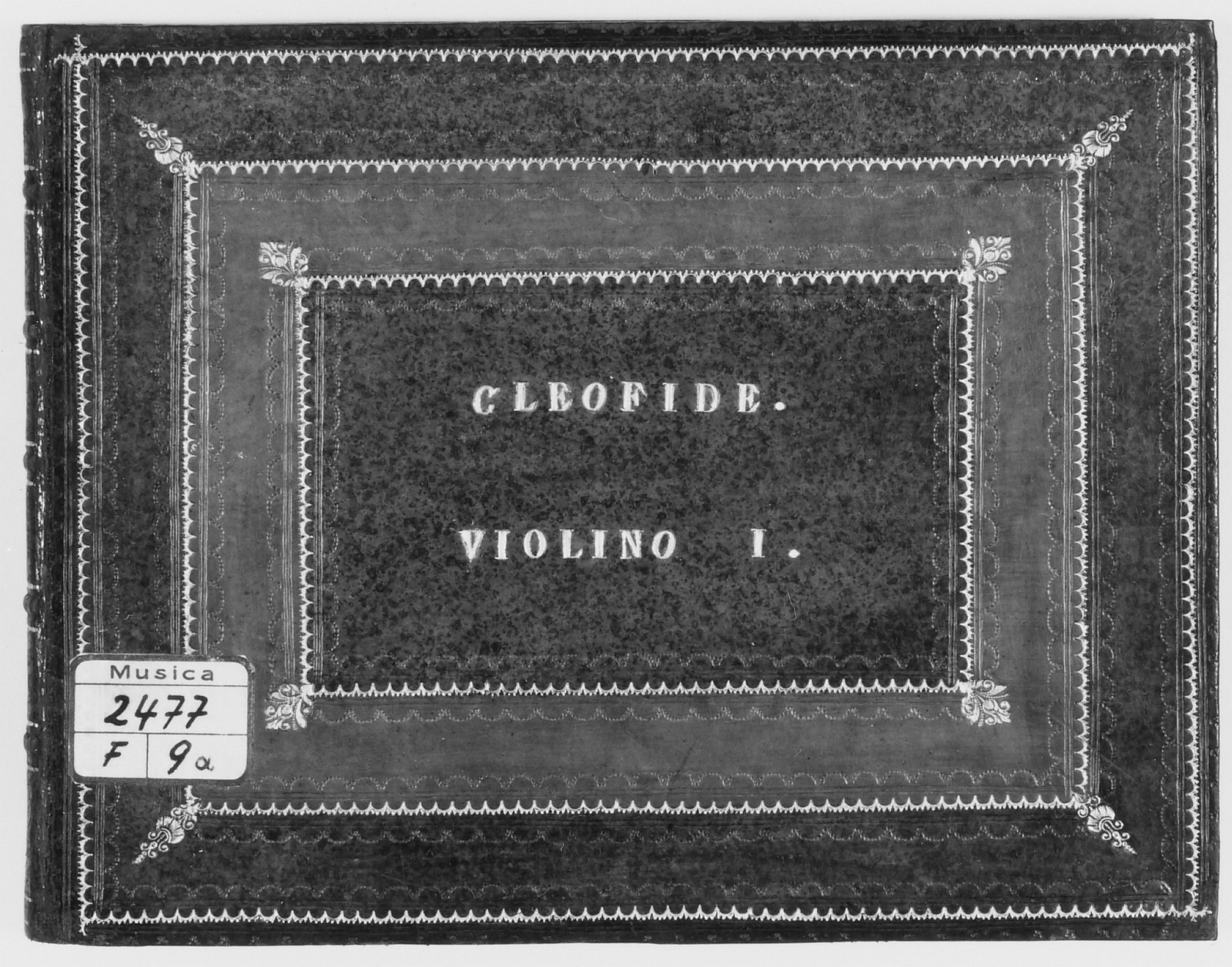 Binding of the orchestral part Violino I, Richter, Regine (production) (photographer)