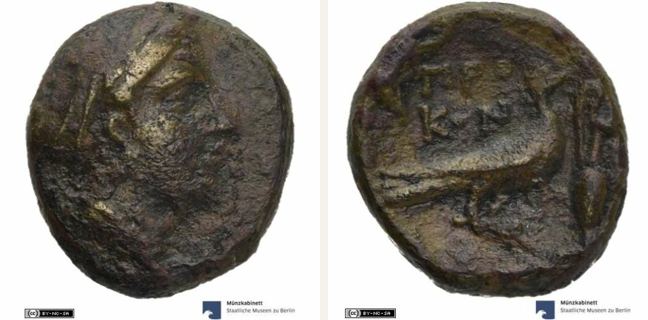 Prokonnesos, bronze coin — Dove standing to right (CN type 20528)