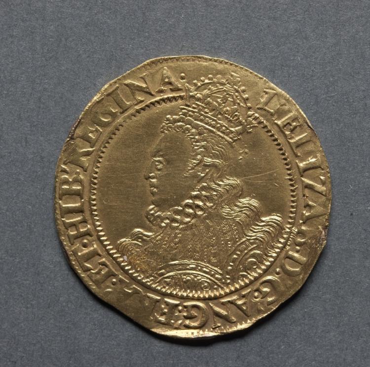 Half Pound: Elizabeth I (obverse), 1601 (Cleveland Museum of Art 1969.186.a)