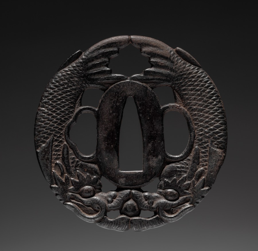 Additional museum view 2 of Sword Guard (accession 1919.336).