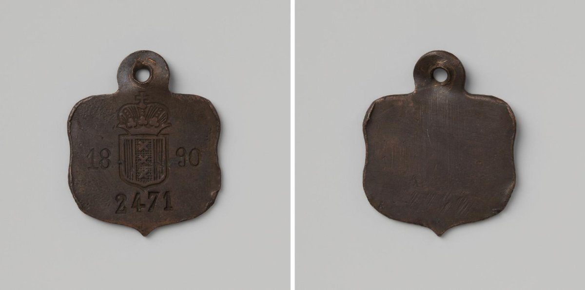 City of Amsterdam, lead token with no. 2471