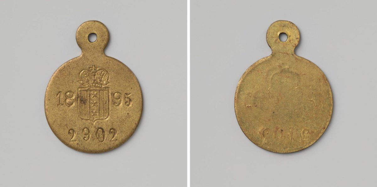City of Amsterdam, lead token with no. 2902