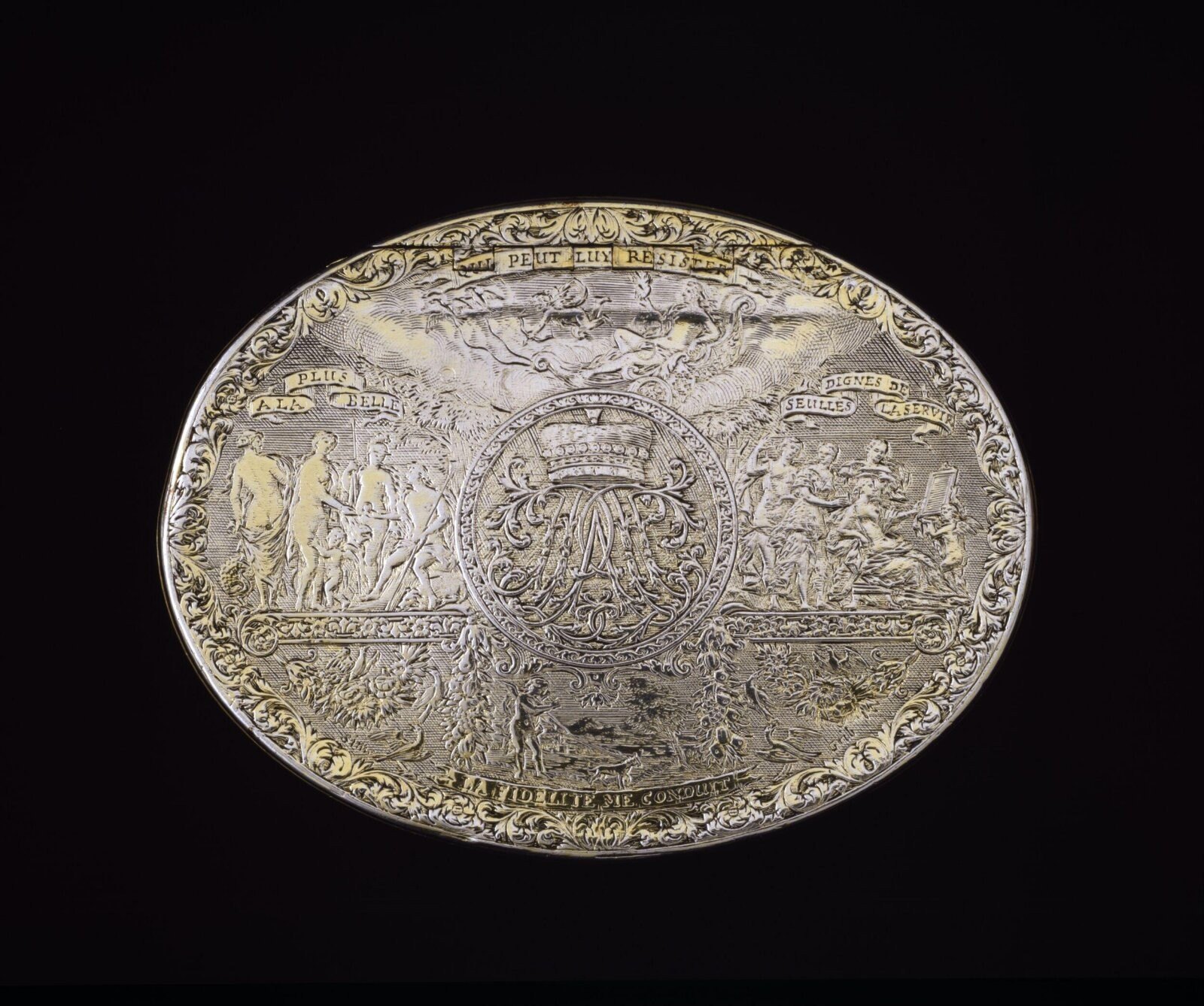Snuff box, silver-gilt by Simon Gribelin, Great Britain, 1700 — museum object M.307-1962