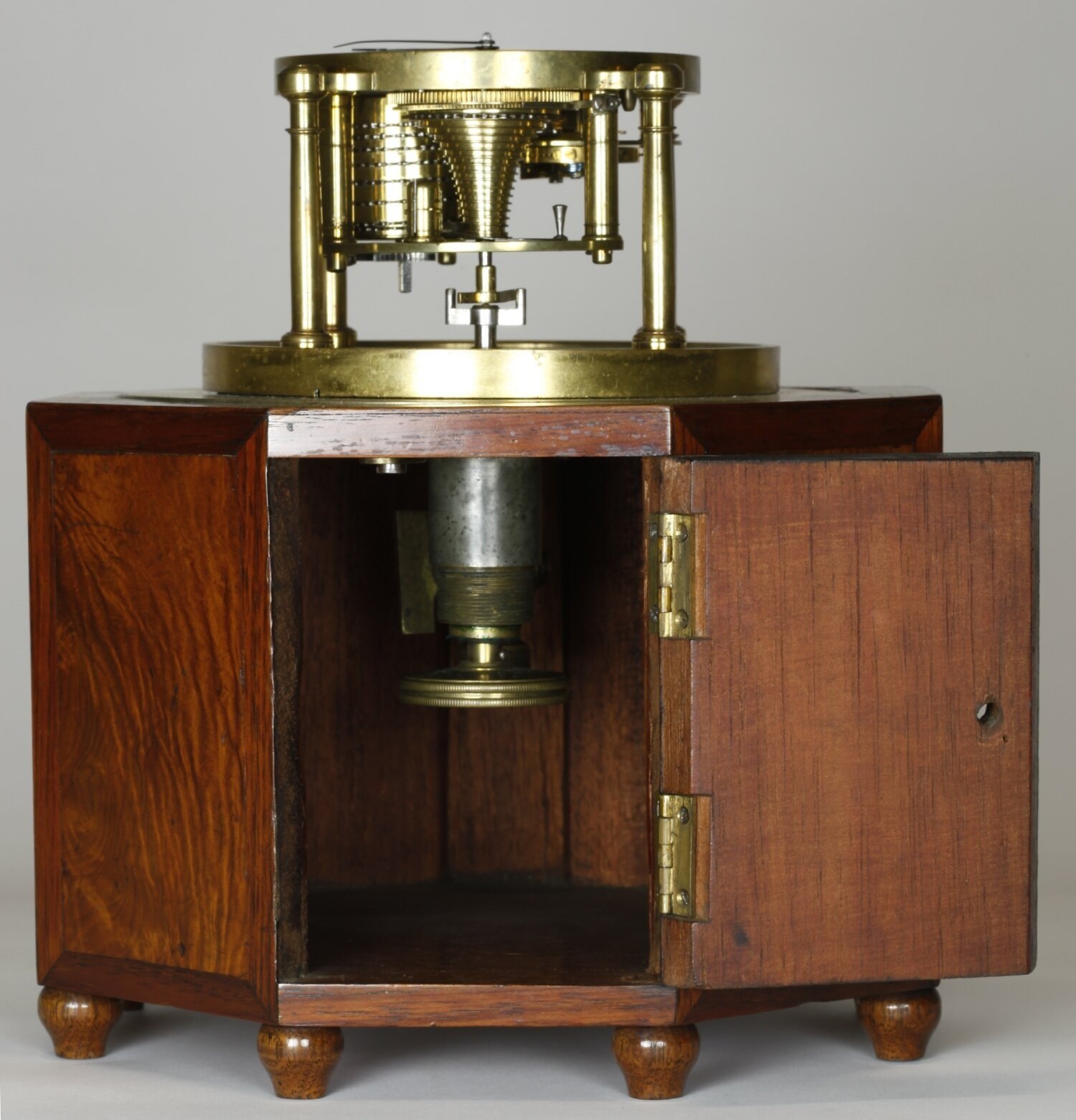 Clock, vacuum, Joseph Manton, London, circa 1810 — museum object ST 19435