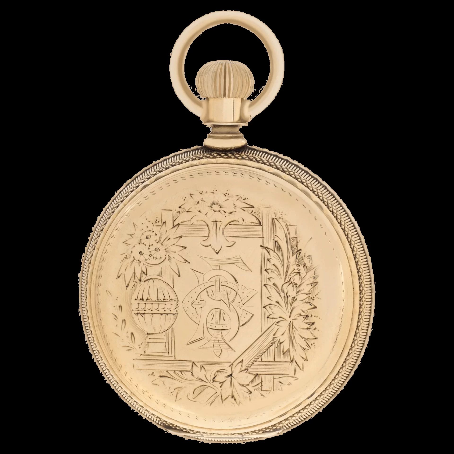Hamilton Hunter 14k Yellow Gold Pocket Watch - 1886