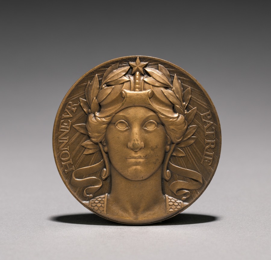 Medal (obverse), 1914–1916 (Cleveland Museum of Art 1919.102.a)