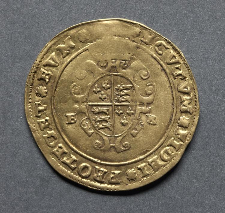 Half Sovereign: Crowned Royal Arms, 1549–1550 (Cleveland Museum of Art 1969.176.b)