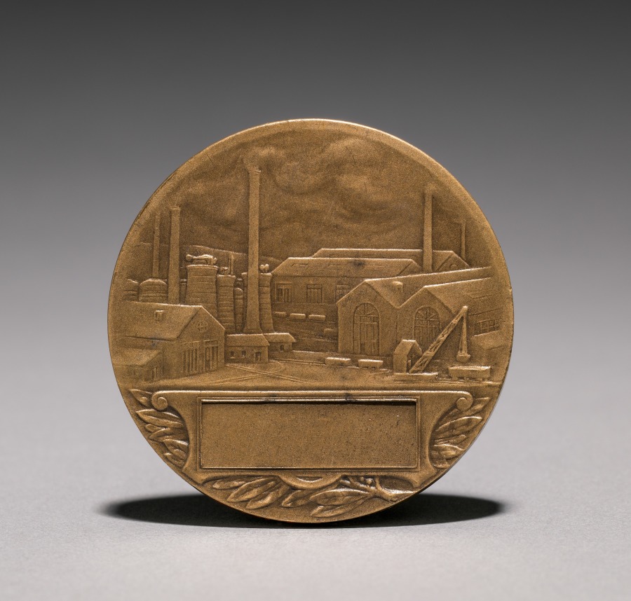 Medal to the Workers of the War Factories (reverse), 1918 (Cleveland Museum of Art 1919.103.b)