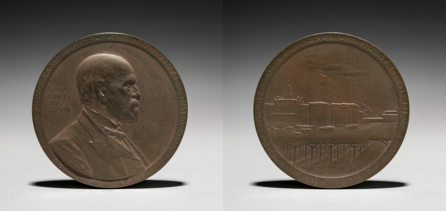 Medal: Abram Stevens Hewitt, 1875–1925 (Cleveland Museum of Art 1935.239)