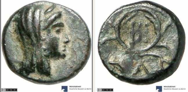 Bisanthe, Bisanthe: nominal C — Ethnic within grain ear wreath (CN type 655)