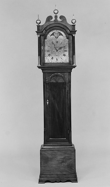 Additional museum view 2 of Tall Clock (accession 1976.341).