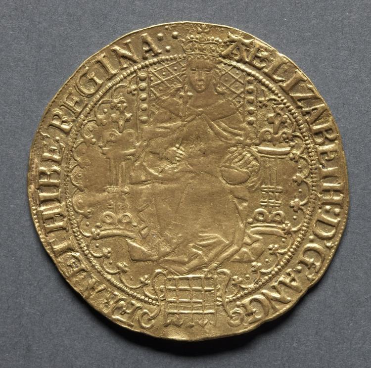Sovereign of Thirty Shillings (obverse), 1583–1603 (Cleveland Museum of Art 1969.181.a)