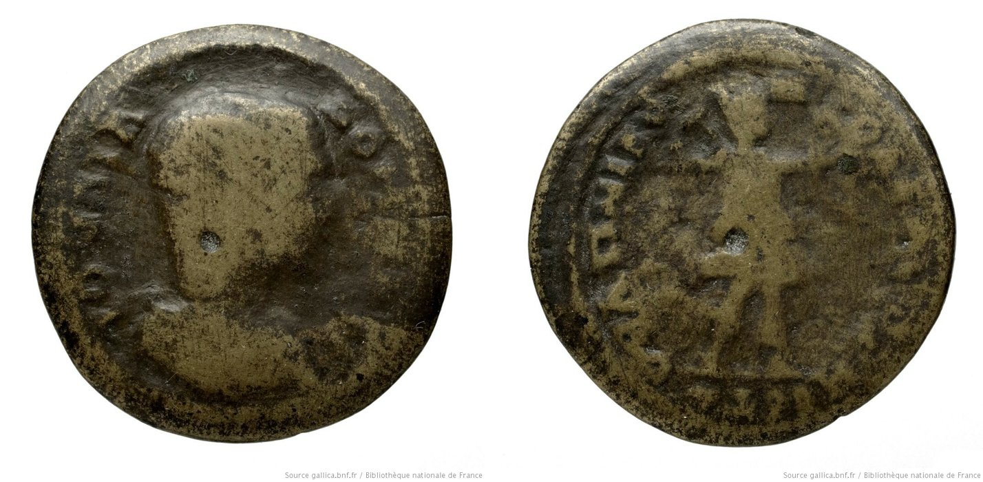 Nikopolis ad Mestum, Iulia Domna, 3 unit — Artemis standing right (CN type 11822)
