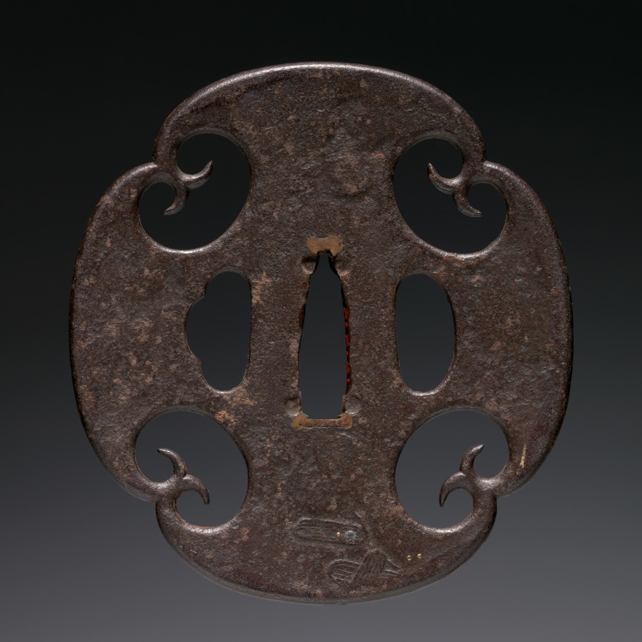 Additional museum view 2 of Sword Guard (accession 1919.515).