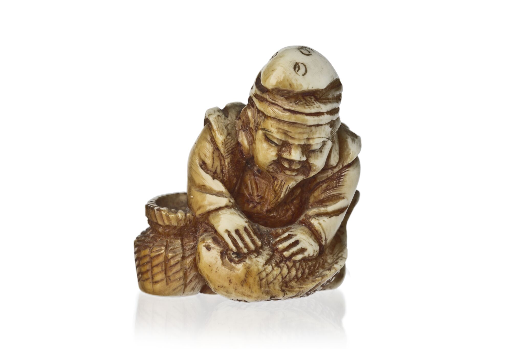 Netsuke "Ebisu", 2022