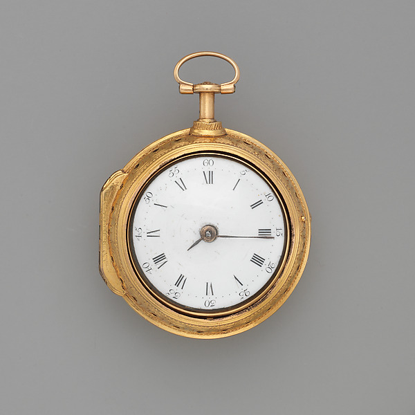 Pair-case clock-watch