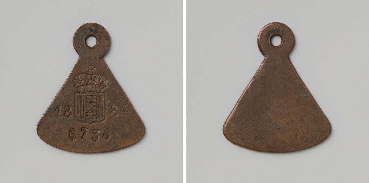 City of Amsterdam, lead token with no. 6730