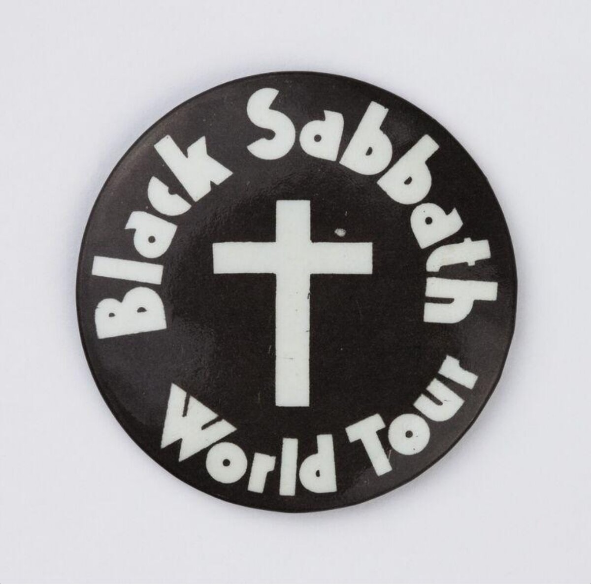 Badge — Black Sabbath World Tour badge, England, 1972-1973