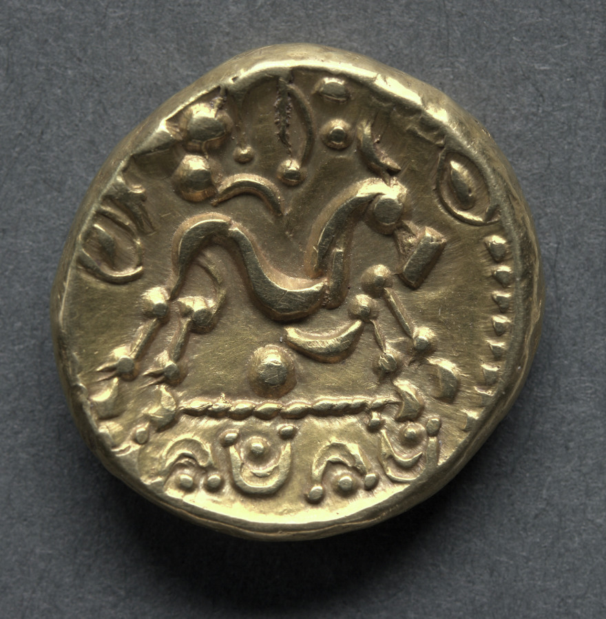 Stater: Horse (reverse), c. 57–45 BCE (Cleveland Museum of Art 1969.145.b)