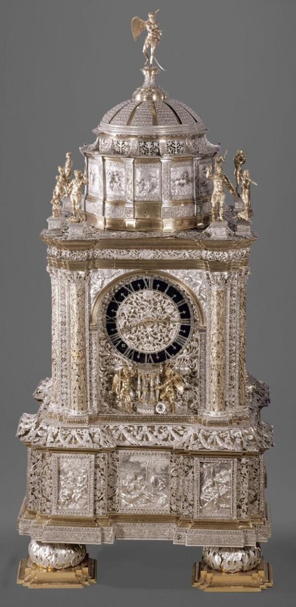 Silver, gilded silver and filigree, Holland, The Hague, 1665-70, made by H.C. Breghtel