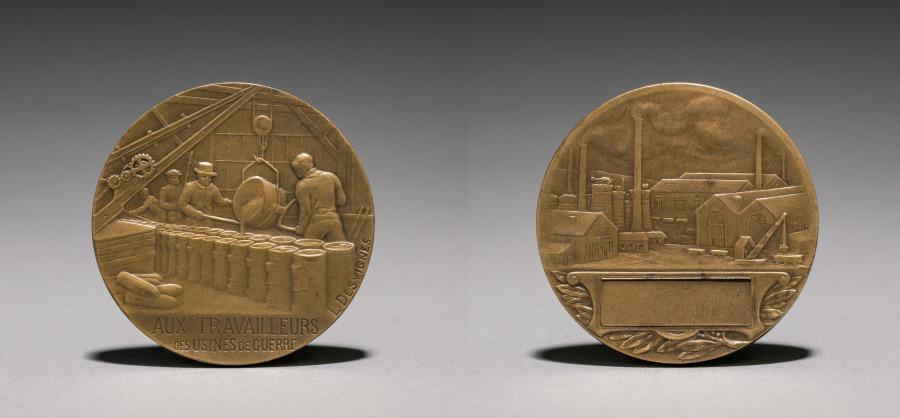 Medal to the Workers of the War Factories, 1918 (Cleveland Museum of Art 1919.103)