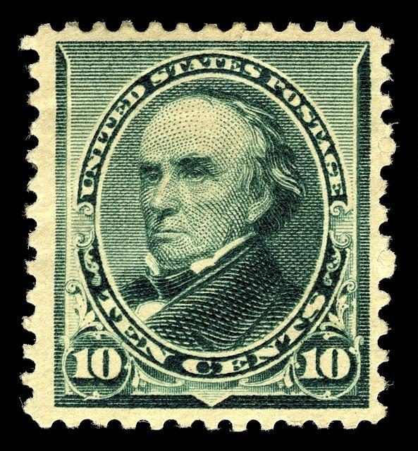 10c Webster single
