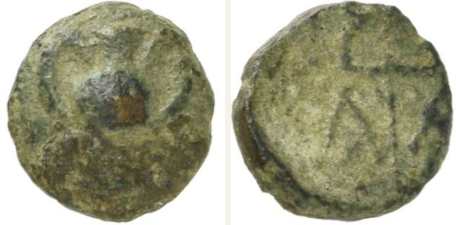 Larissa, bronze coin — Caduceus (CN type 21486)