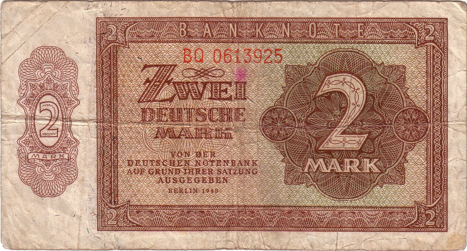 German Democratic Republic Mark banknotes